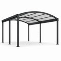 Aluminium Carport mit Polycarbonatdach 500x300x240 cm Anthrazit