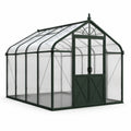 Gewächshaus Aluminium Polycarbonat Grün 300x200 cm