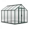 Gewächshaus Aluminium Polycarbonat grün 250x190x195cm