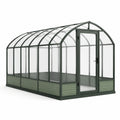 Gewächshaus Polycarbonat und Aluminium 300x200x250 cm Grün